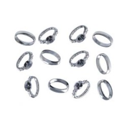 Botones Decorativos Anillos de Boda