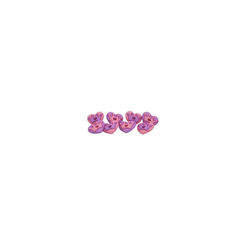Botones Decorativos Corazones Reales