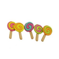 Botones Decorativos Paleta Redonda Espiral