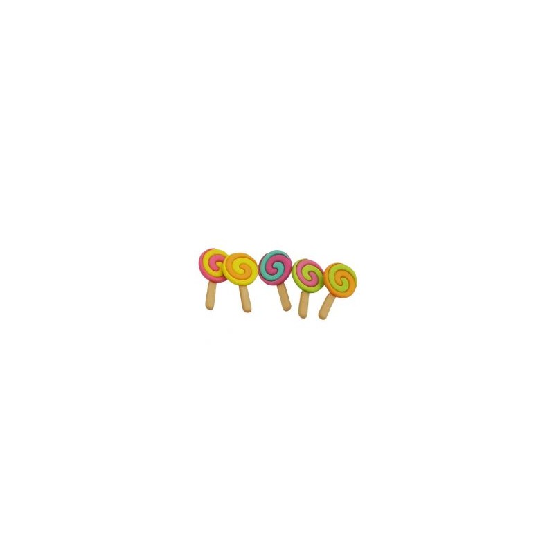 Botones Decorativos Paleta Redonda Espiral