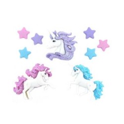 Botones Decorativos Unicornios Magicos