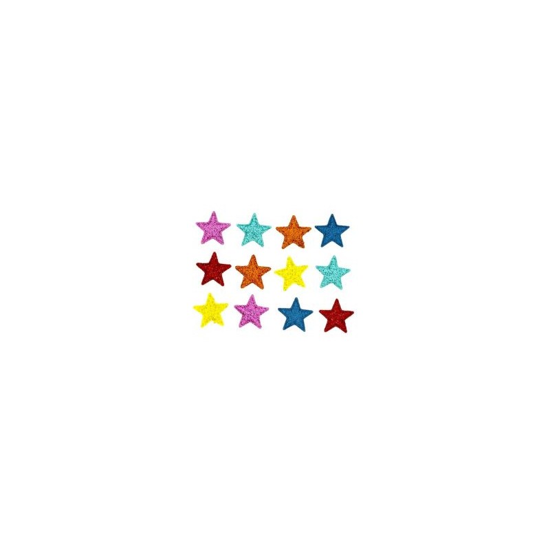 Botones Decorativos Estrellas Brillantes