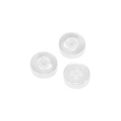 Botón Camisero Blanco #20 13 mm Mod.15333 Grueso