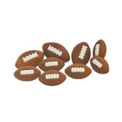 Botones Decorativos Balónes de Futbol Americano