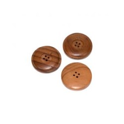 Botón De Madera Natural #54 34 mm Mod.701155