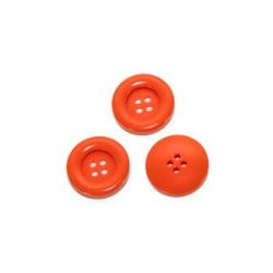Botón Para Costura Y Manualidades Naranja #36 23 mm Mod.10225-36