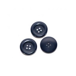 Botón Para Costura Y Manualidades Azul Marino #36 23 mm Mod.10225-36