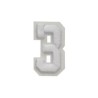 Número 3 Blanco