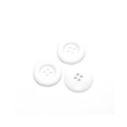 Botón Para Costura Y Manualidades Blanco #36 23 mm Mod.10225-36