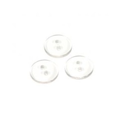 Botón Para Costura Y Manualidades Transparente #18 11 mm Mod.10022