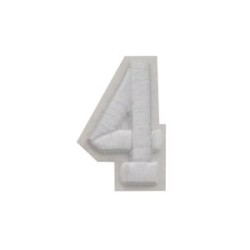 Número 4 Blanco