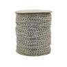 Cadena De Aluminio Plata L1631