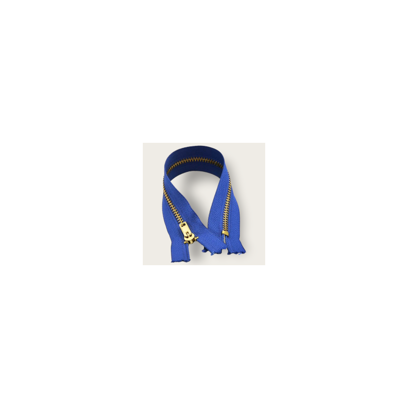 Cierre Metálico Azul Rey 20 cm