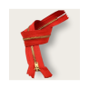 Cierre Metálico Rojo 35 cm