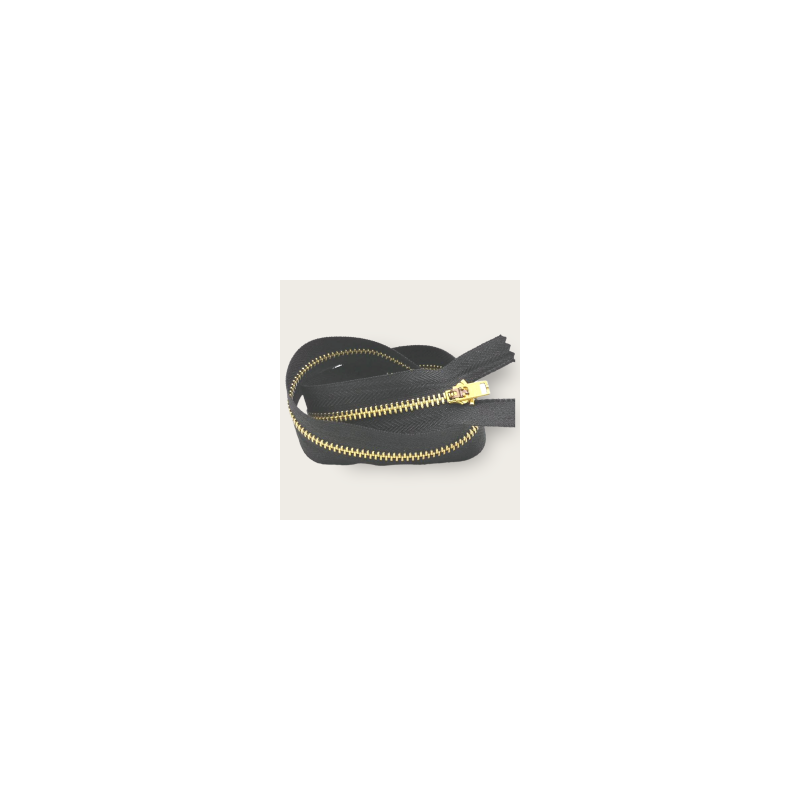 Cierre Metálico Negro 45 cm