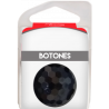 Botones En Cajita Negro 25 Mm Hb0402502
