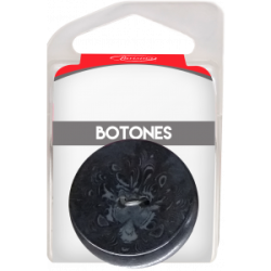 Botones En Cajita Negro 38 Mm Hb1143002