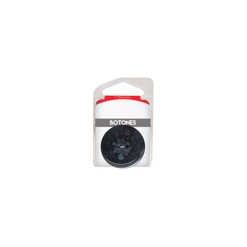Botones En Cajita Negro 38 Mm Hb1143002