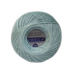 Hilo Crochet #20 color Azul Cielo Caja de 12 pzs