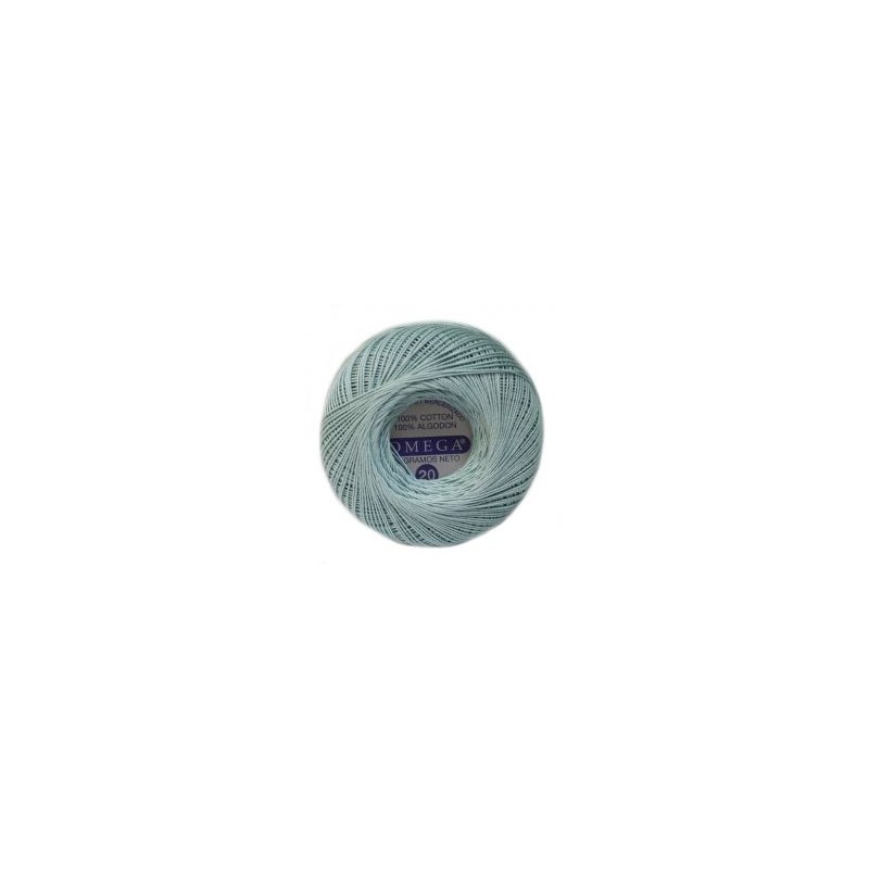 Hilo Crochet #20 color Azul Cielo Caja de 12 pzs