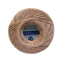 Hilo Crochet #10 color Beige Caja de 12 pzs