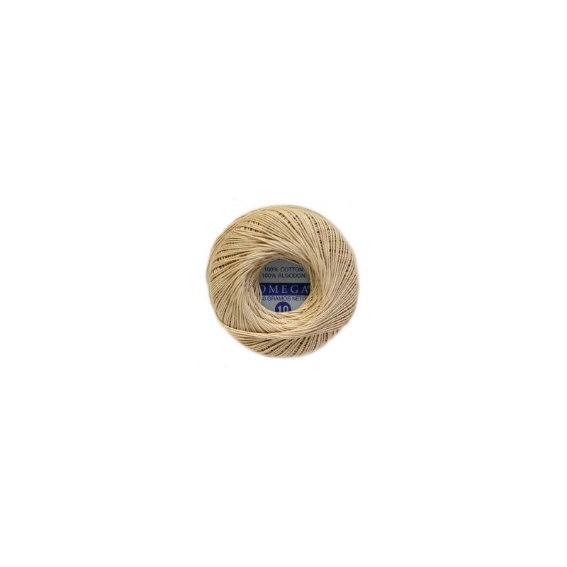 Hilo Crochet #10 color Manta Caja de 12 pzs