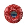 Hilo Crochet #20 color Matizado Rojo Caja de 12 pzs