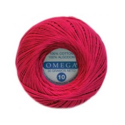 Hilo Crochet #10 color Fiusha Caja de 12 pzs