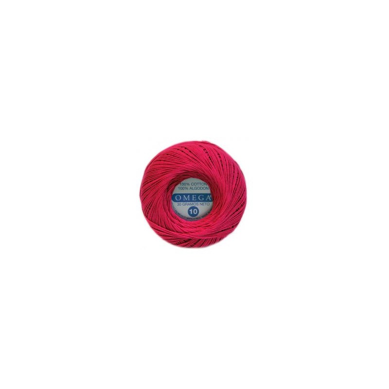 Hilo Crochet #10 color Fiusha Caja de 12 pzs