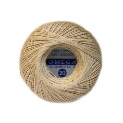 Hilo Crochet #20 color Manta Caja de 12 pzs