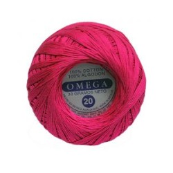 Hilo Crochet #20 color Fiusha Caja de 12 pzs