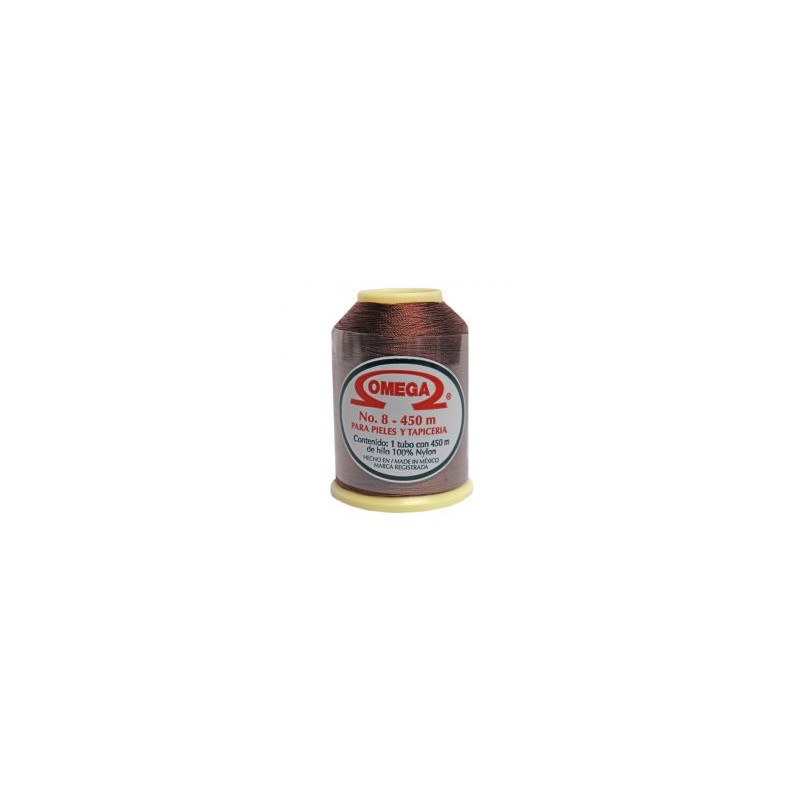 Hilo Nylon #8 color Moka Paquete de 12 pzs