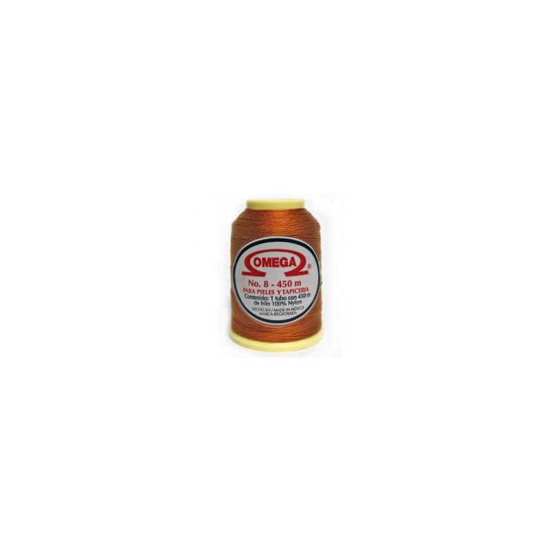 Hilo Nylon #8 color Mostaza Paquete de 12 pzs