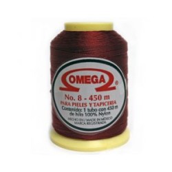 Hilo Nylon #8 color Vino Paquete de 12 pzs