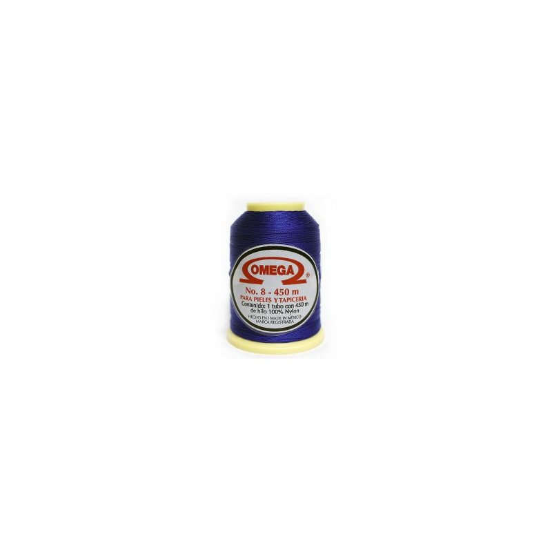 Hilo Nylon #8 color Azul Rey Intenso Paquete de 12 pzs