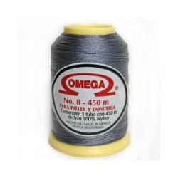 Hilo Nylon #8 color Gris Obscuro Paquete de 12 pzs