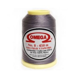 Hilo Nylon #8 color Gris Medio Paquete de 12 pzs