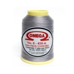 Hilo Nylon #8 color Gris Claro Paquete de 12 pzs