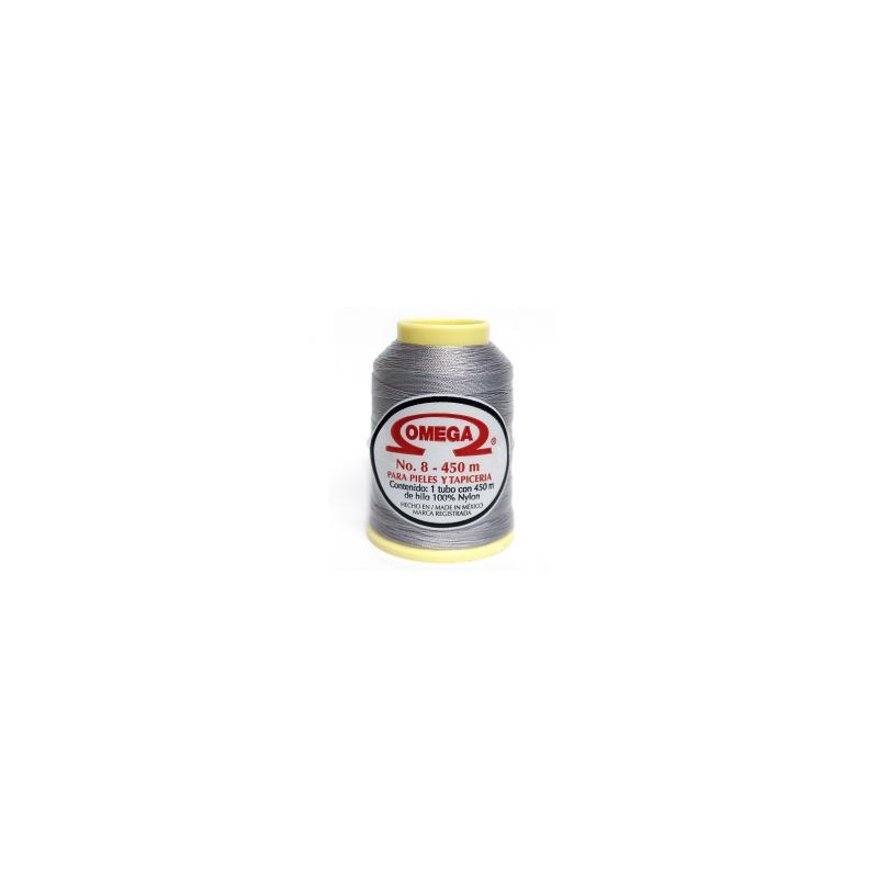 Hilo Nylon #8 color Gris Claro Paquete de 12 pzs