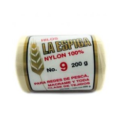 Hilo Nylon #9 color Manta Paquete de 4 pzs