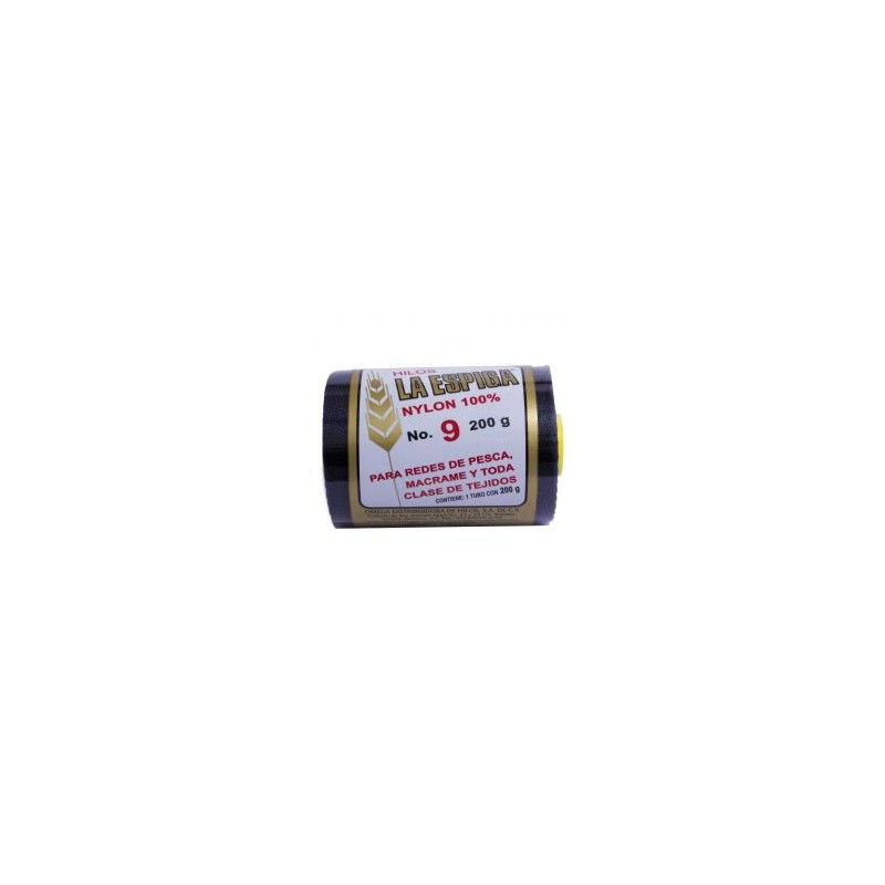 Hilo Nylon #9 color Azul Marino Paquete de 4 pzs