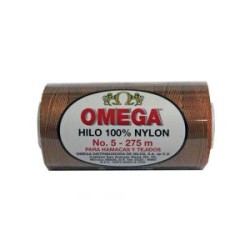 Hilo Nylon #5 color Café Claro Paquete de 6 pzs