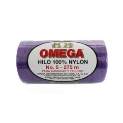 Hilo Nylon #5 color Morado Paquete de 6 pzs
