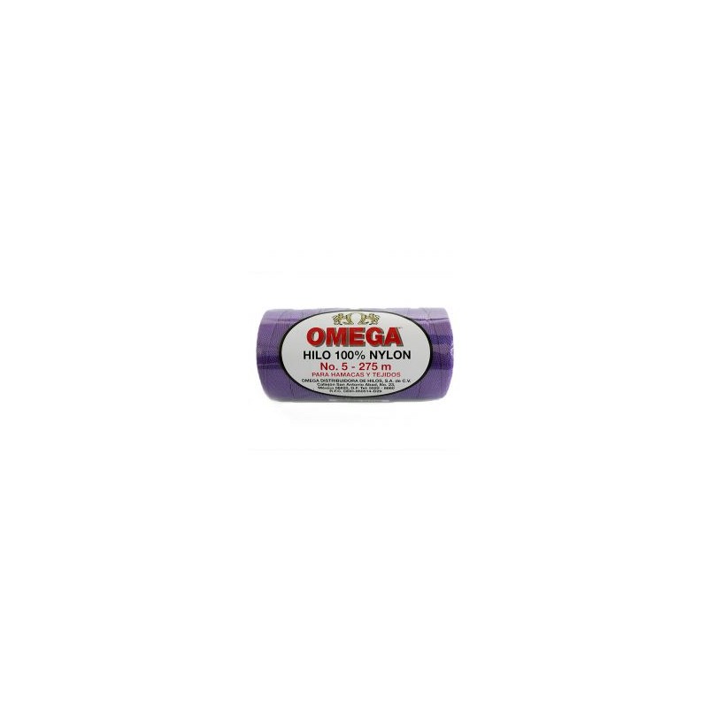 Hilo Nylon #5 color Morado Paquete de 6 pzs