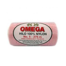 Hilo Nylon #5 color Rosa Niña Paquete de 6 pzs