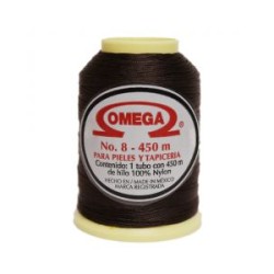 Hilo Nylon #8 color Café Obscuro Paquete de 12 pzs