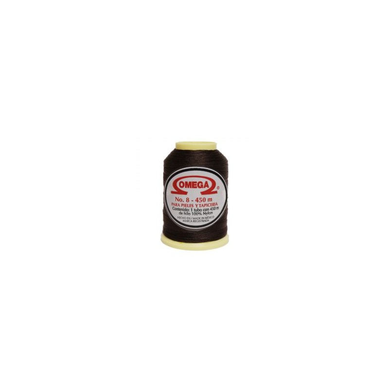 Hilo Nylon #8 color Café Obscuro Paquete de 12 pzs
