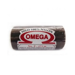 Hilo Nylon #5 color Café Obscuro Paquete de 6 pzs