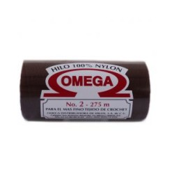 Hilo Nylon #2 color Café Obscuro Paq. con 12 pzs