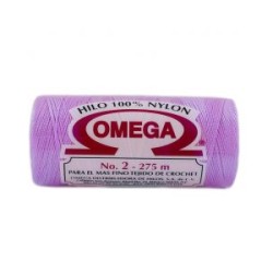 Hilo Nylon #2 color Lila Paq. con 12 pzs